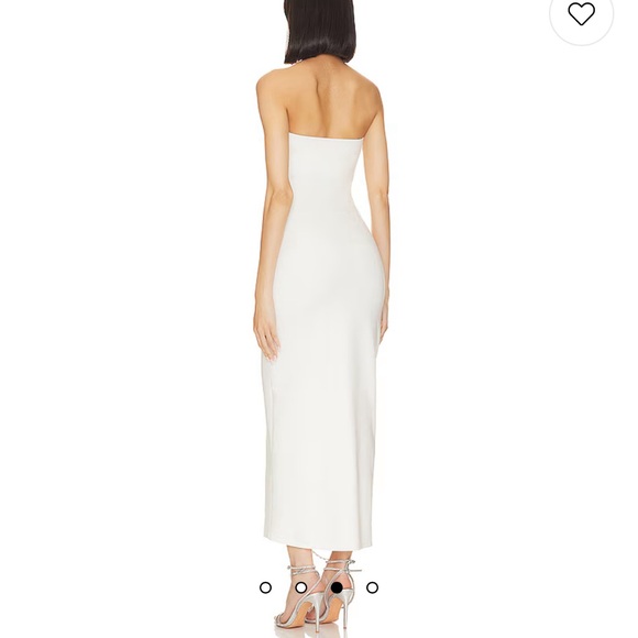 NWT STUNNING REVOLVE DANA MIDI DRESS WHITE - Picture 3 of 6